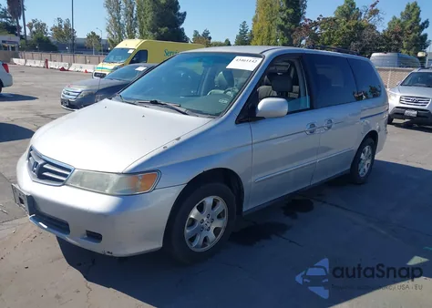 2003 Honda Odyssey Ex-L z USA, uszkodzony, nr VIN 5FNRL18053B140382